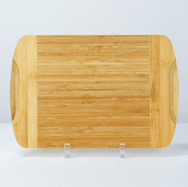 3-Piece 2-Tone Rectangular Bamboo Cutting Board Set