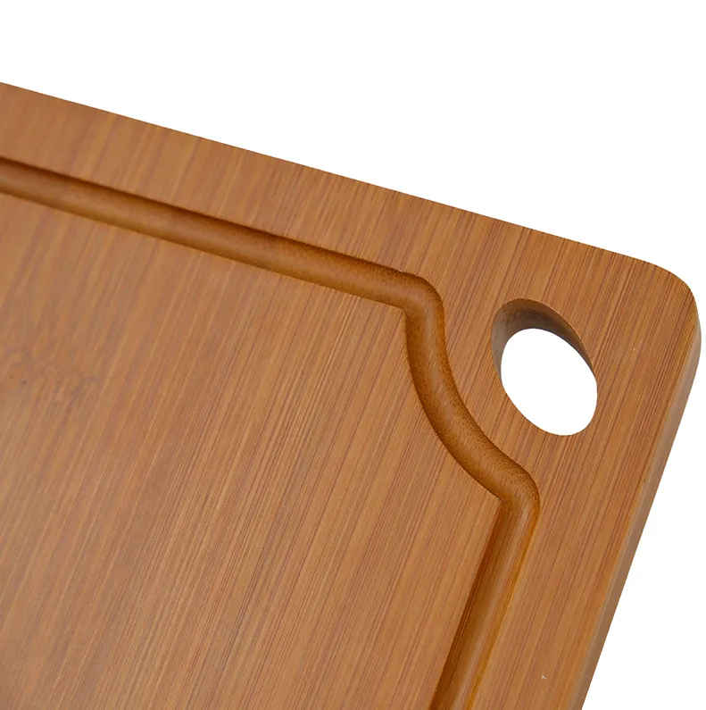 3-Piece Bamboo Hanging Hole Drain Cutting Board Set