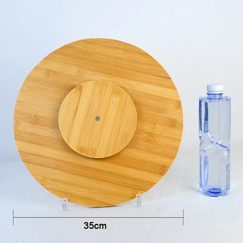 360° Rotating Bamboo Tray