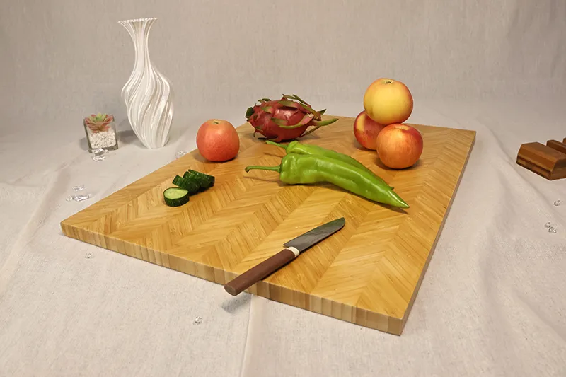 Bamboo Cutting Board With Wheat Ear Pattern