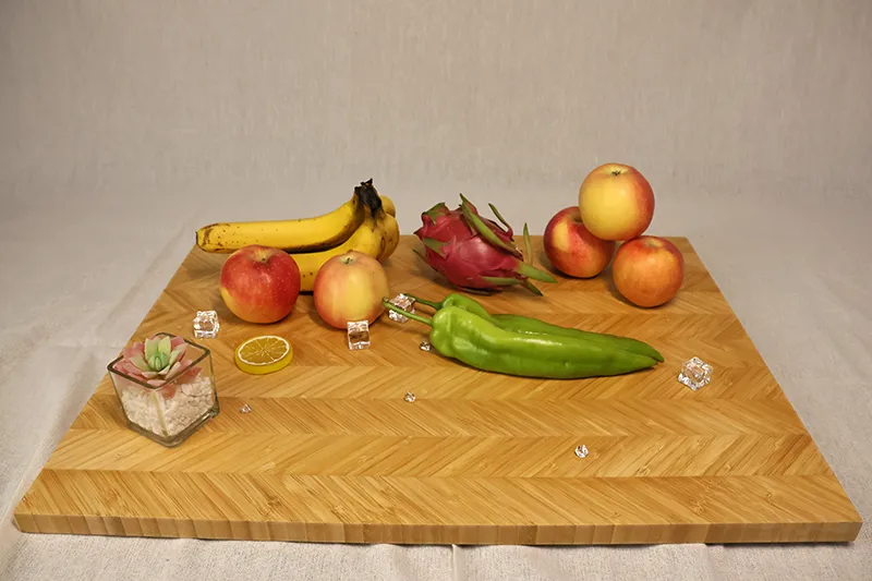Bamboo Cutting Board With Wheat Ear Pattern