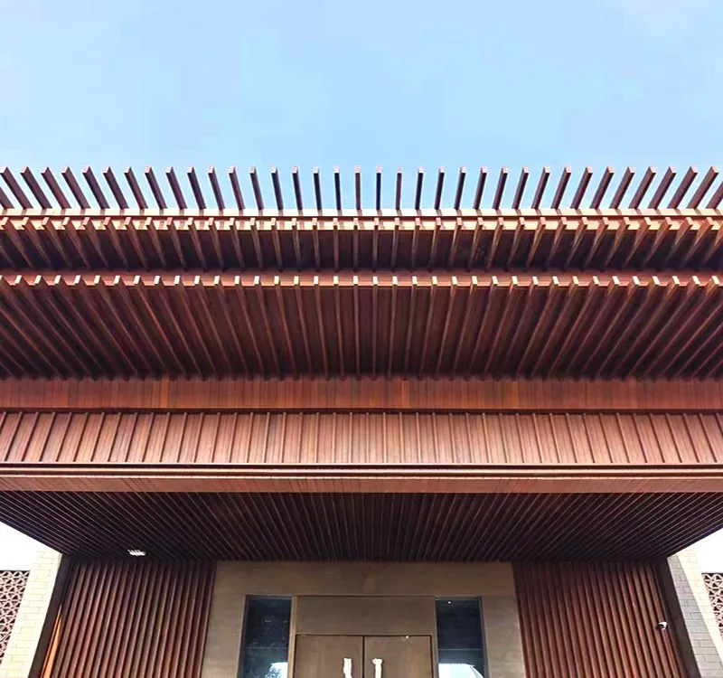Grille en bambou - Hôtel
