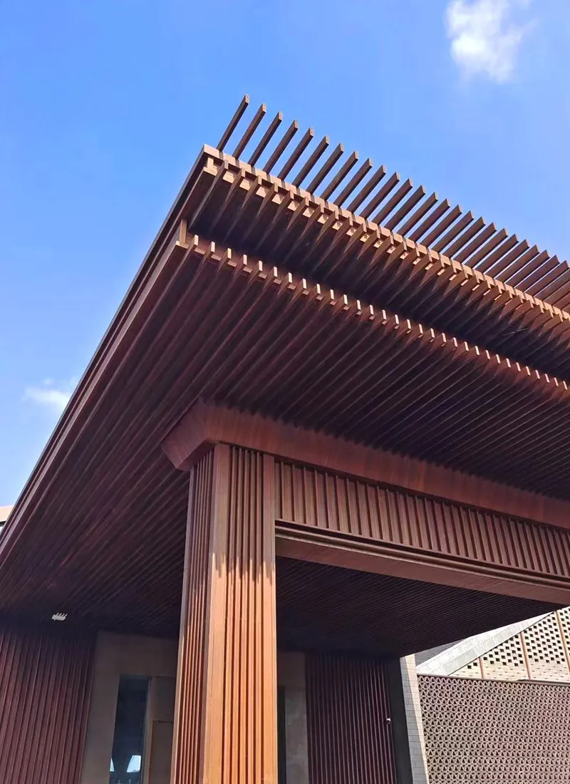 Grille en bambou - Hôtel