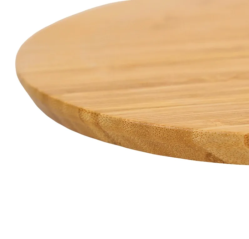 Set de tablas de cortar antideslizantes de bambú de forma irregular