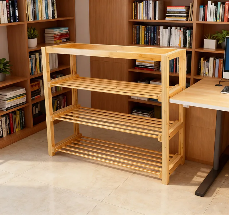 Bamboo Multi-Tier Rack