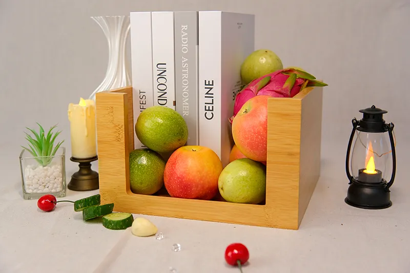 Bamboo Open Storage Box