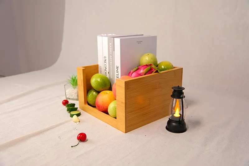Bamboo Open Storage Box