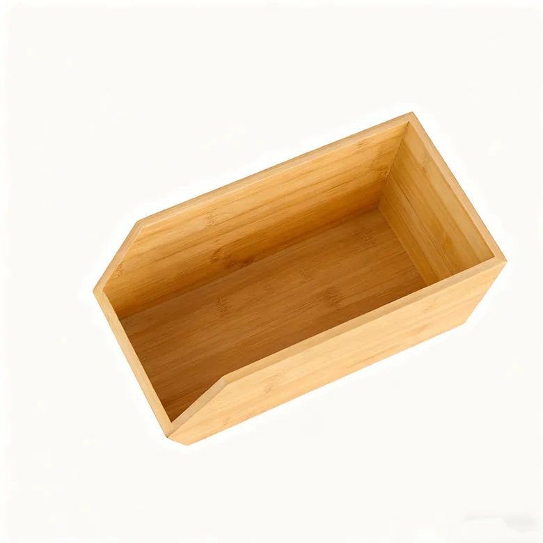 Bamboo Short Mouth Storage Box