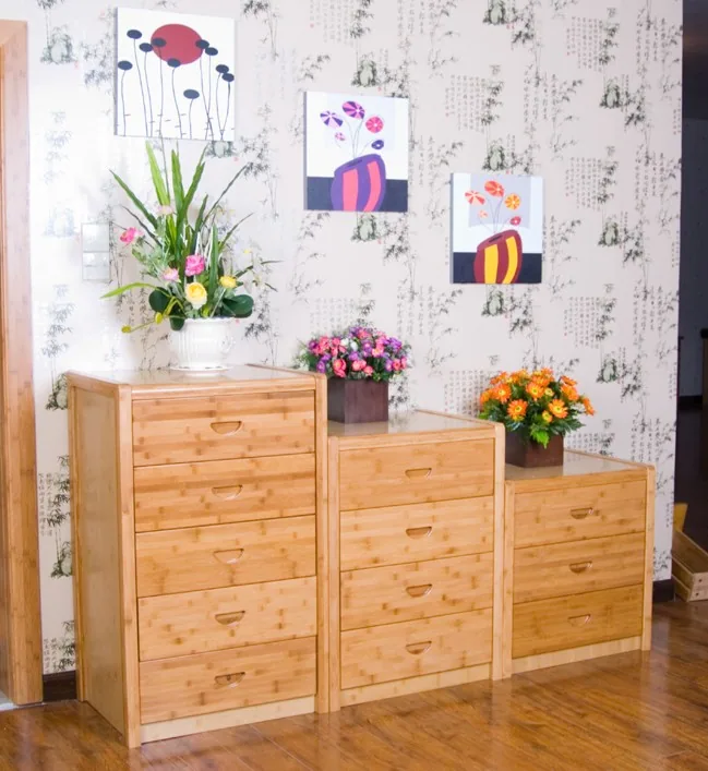 Panneau de bambou pour buffet