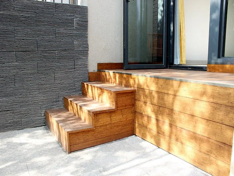 Bambustreppe – Haus