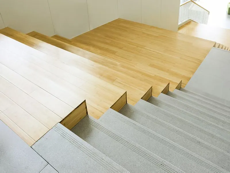 Bamboo Staircase - University
