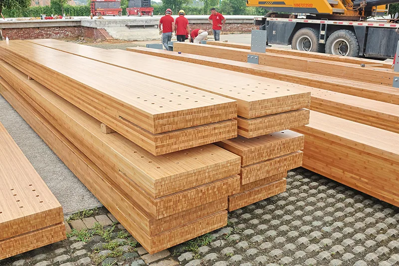Bamboo structural beam