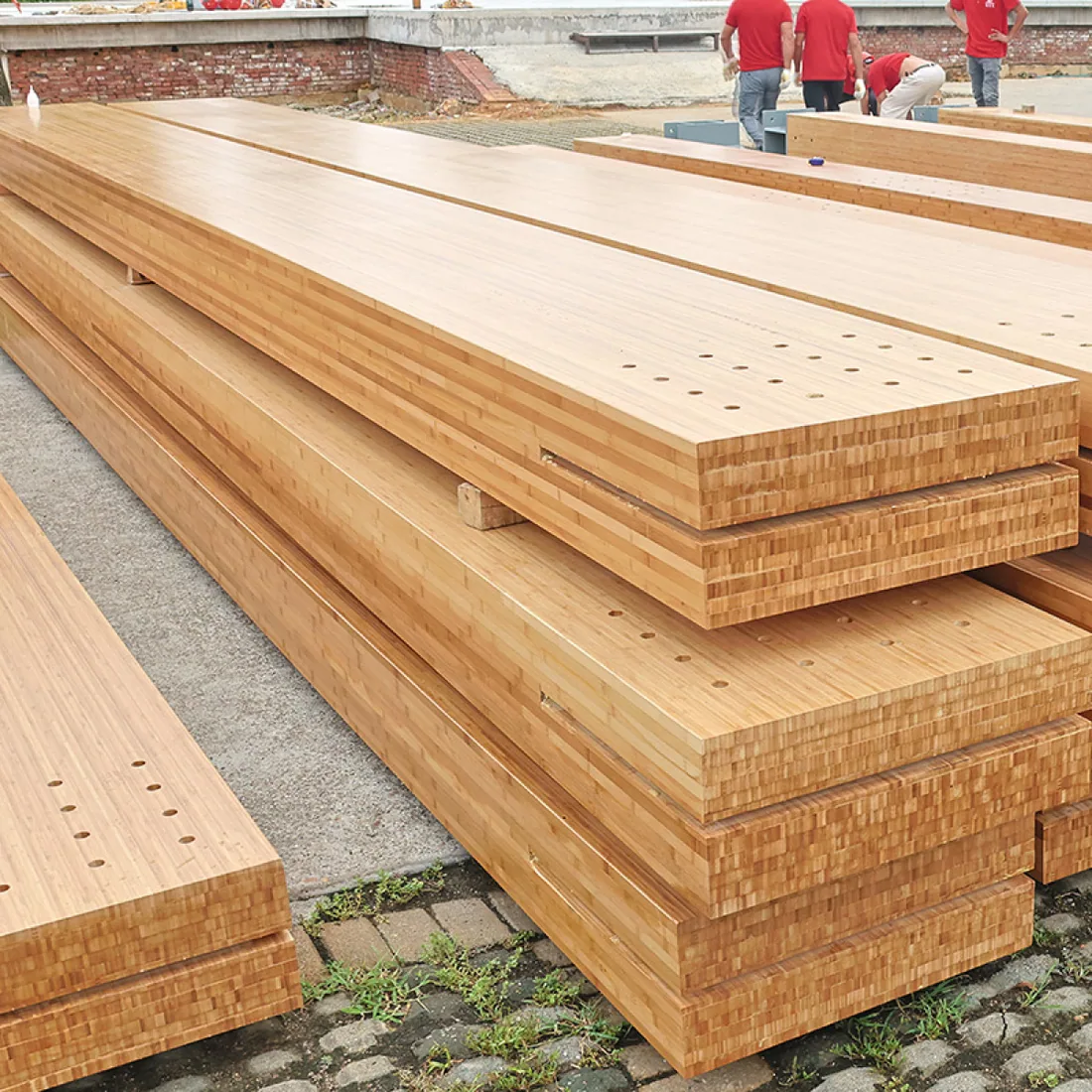 Bamboo structural beam