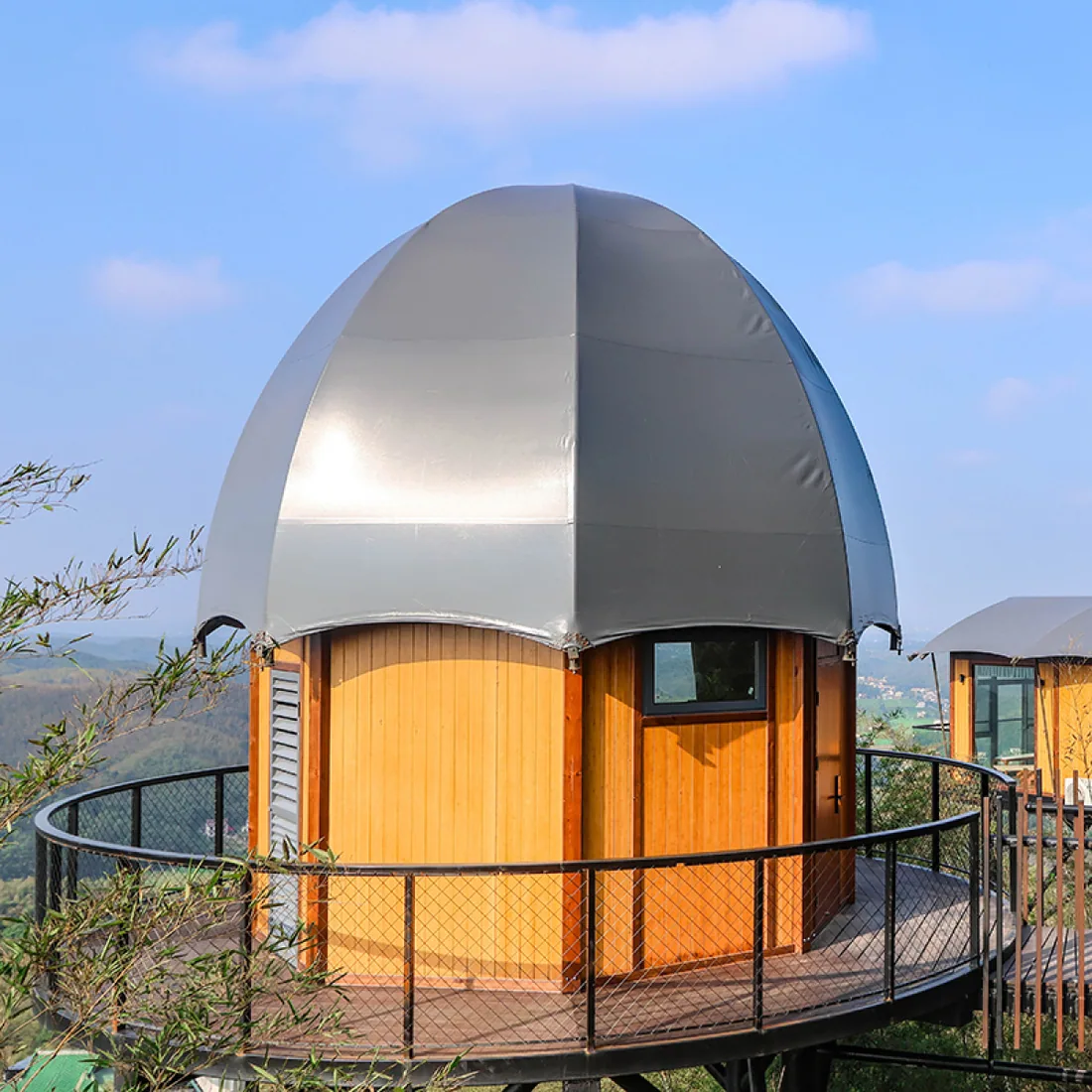 Bamboo-structured homestay