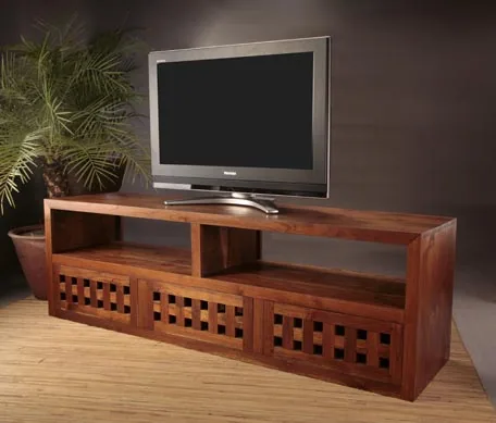 Bamboo TV Cabinet Panel