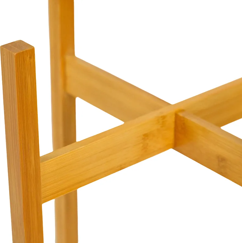 Abnehmbarer Bambus-Blumentopfhalter