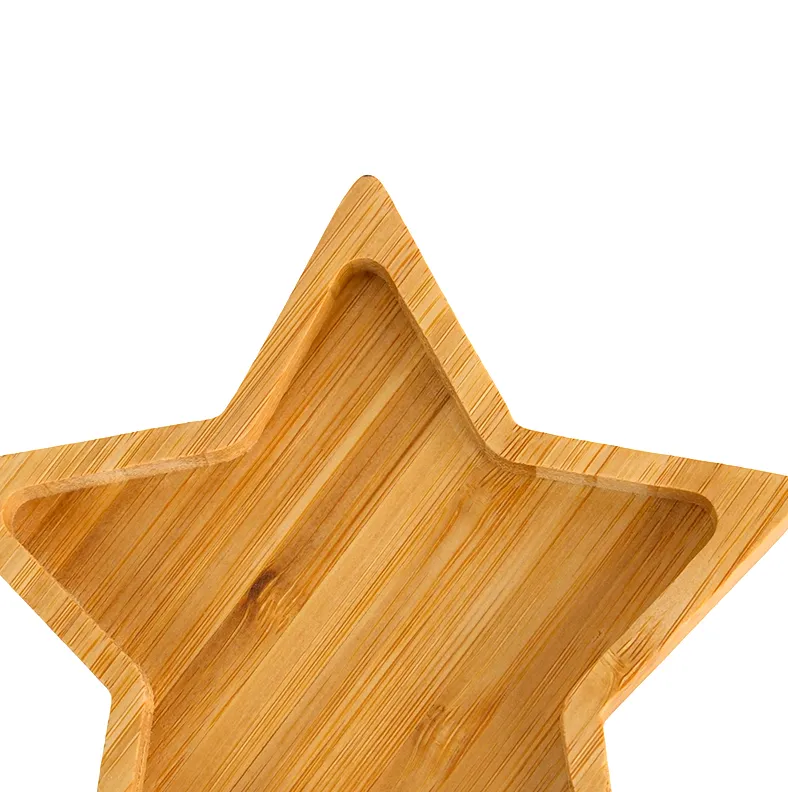 Five-Pointed Star Bamboo Tray