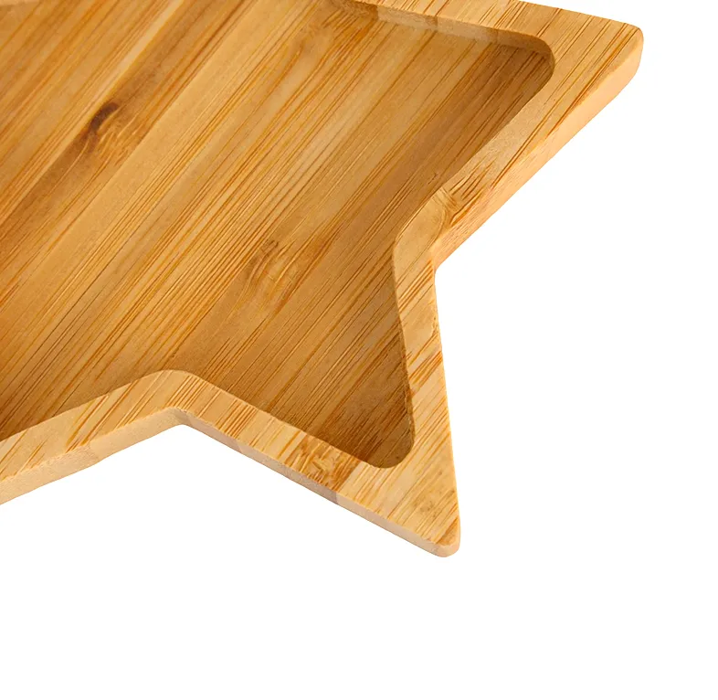 Five-Pointed Star Bamboo Tray