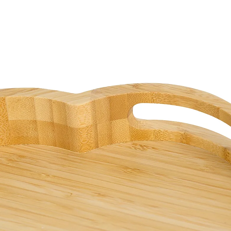 Flower-shaped Bamboo Tray