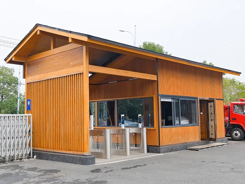 Modern Bamboo Structure Guardhouse