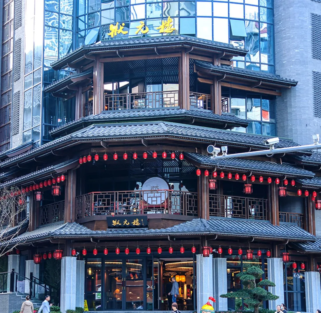 Modern Bamboo Structure-Restaurant