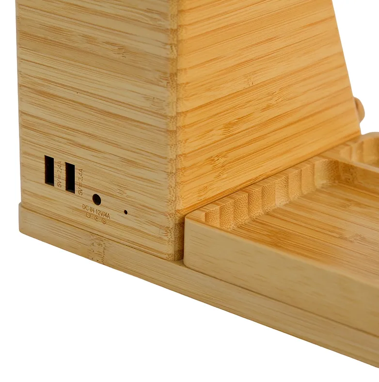 Multi-functional Bamboo Pen Holder