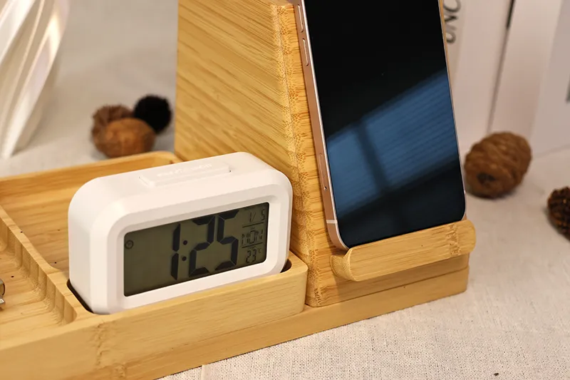 Multi-functional Bamboo Pen Holder