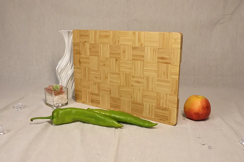 Pattern Bamboo Cutting Board with Handle