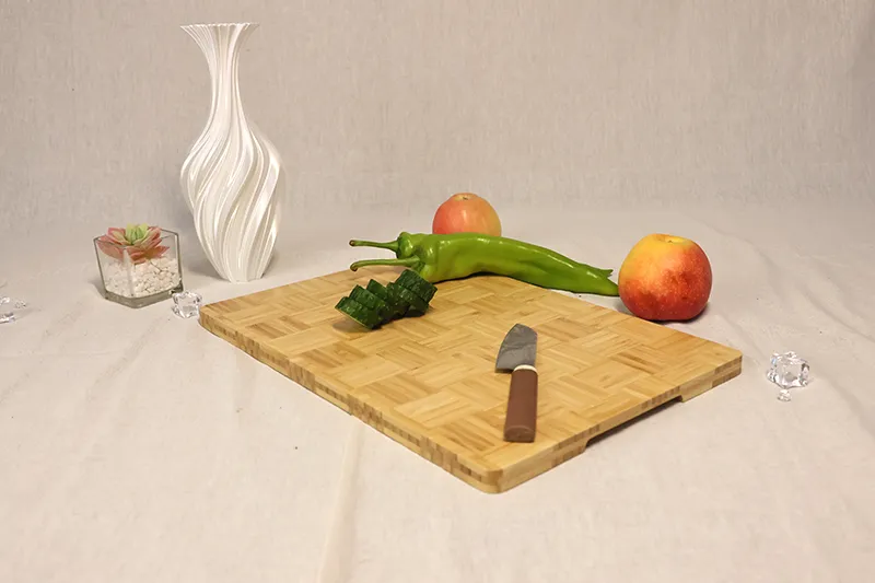 Pattern Bamboo Cutting Board with Handle