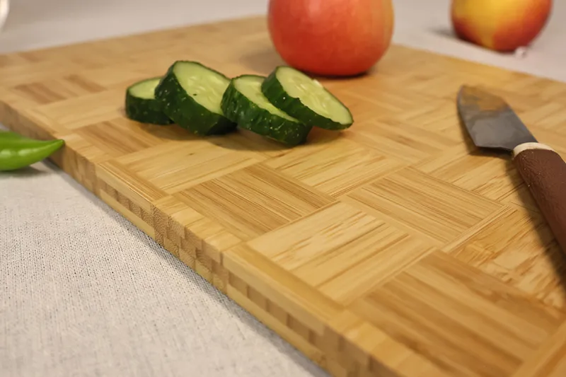 Pattern Bamboo Cutting Board with Handle