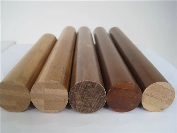 Chapa de bambú prensada lateralmente – carbonizado