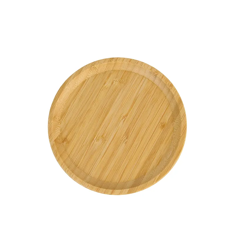 Small Round Bamboo Tray