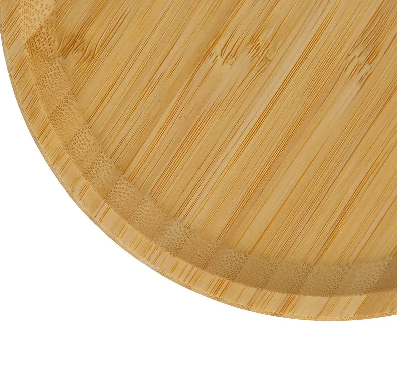 Small Round Bamboo Tray