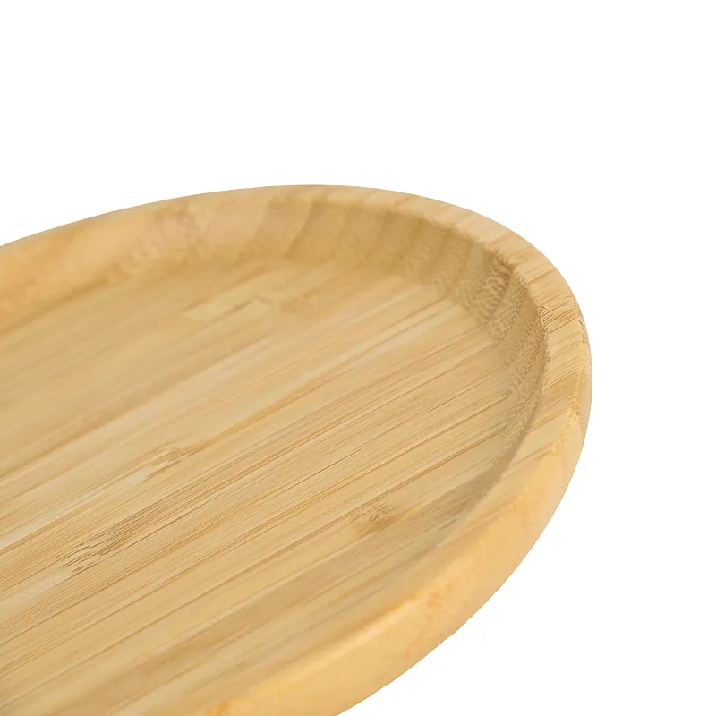 Small Round Bamboo Tray