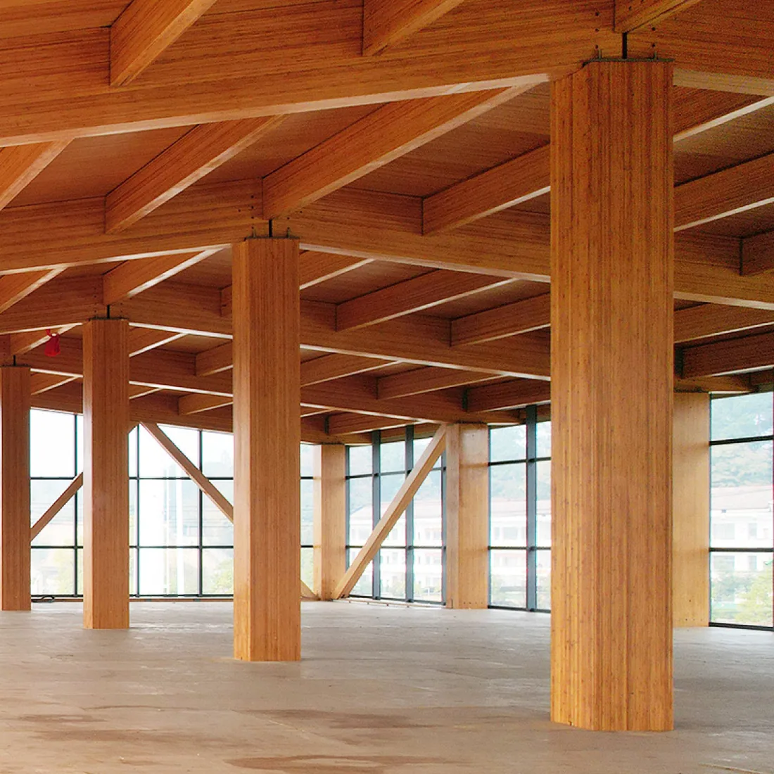 Solid Bamboo Column