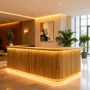 Bamboo Tabletop-Hotel Reception