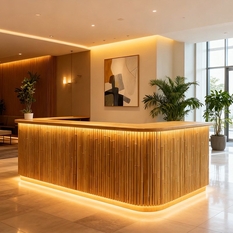 Bamboo Tabletop-Hotel Reception