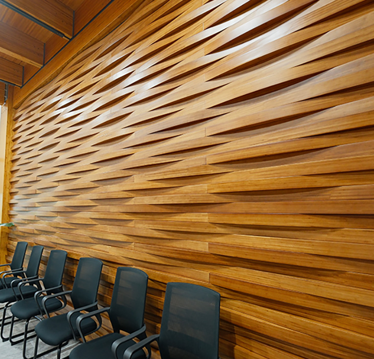 Artistic Bamboo Wall Panel - Image 4