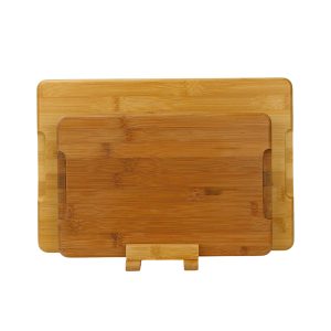 2-Tone Bamboo Cutting Board Set