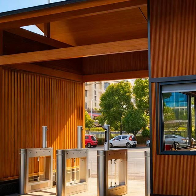 Modern Bamboo Structure Guardhouse - Image 4