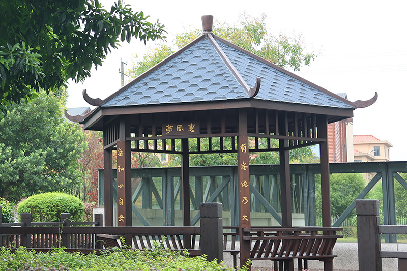 bamboo structure pavilion