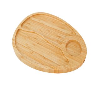 Partitioned Bamboo Tray