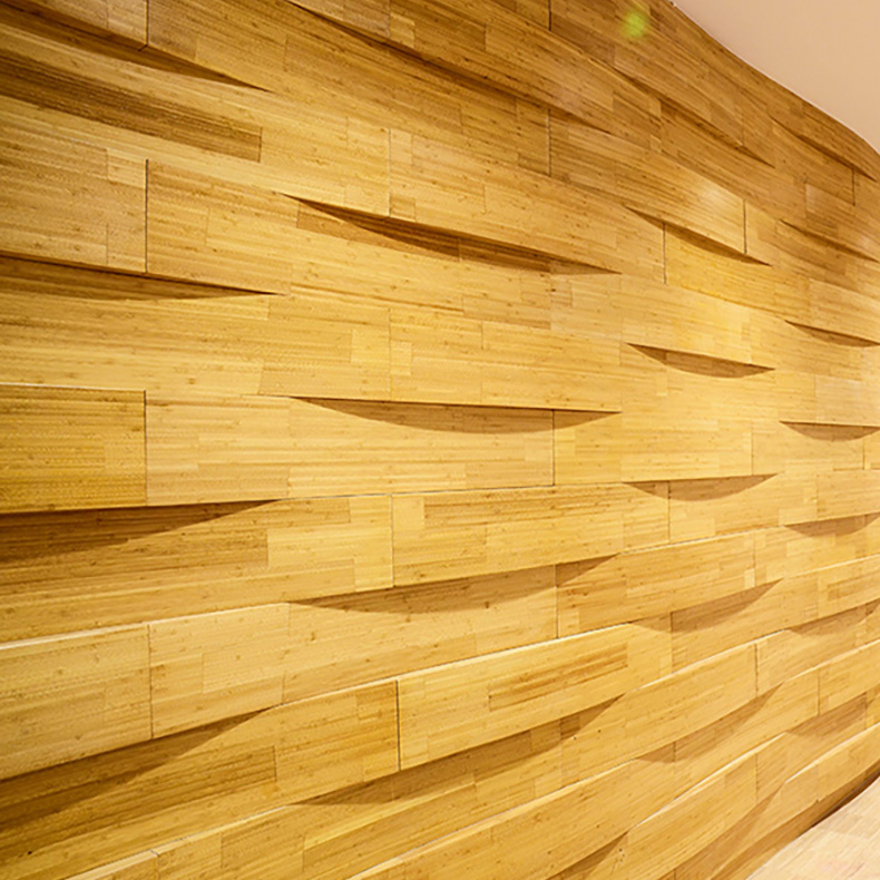 Artistic Bamboo Wall Panel - Image 2