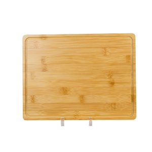 Bamboo Square Cutting Board Set with Rounded Corners