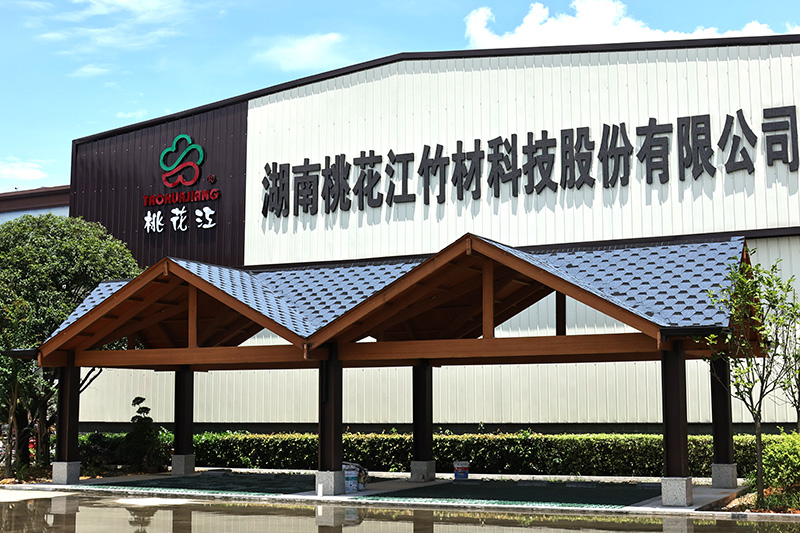 bamboo structure parking shed