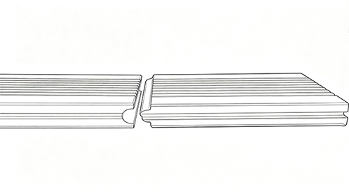 bamboo deck tongue and groove interlock joint diagram