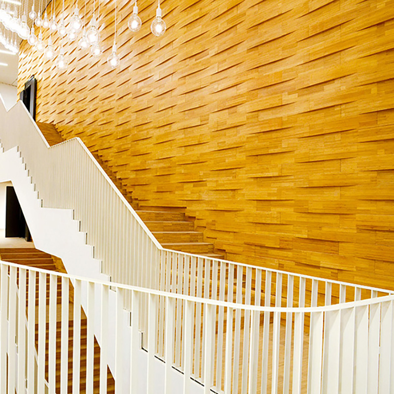 Artistic Bamboo Wall Panel