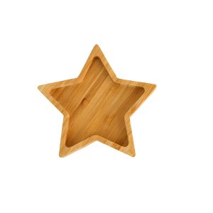 Five-Pointed Star Bamboo Tray