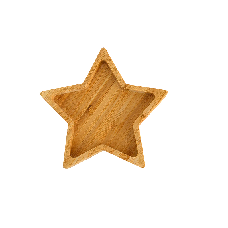 Five-Pointed Star Bamboo Tray