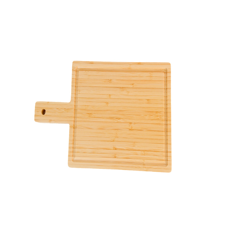 Square Bamboo Tray with Handle